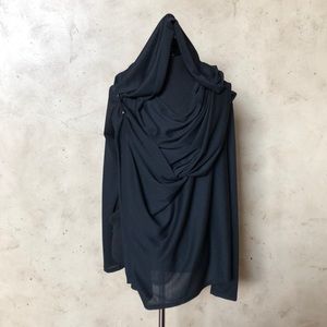 Trybe Long Sleeve Wrap with Hoodie